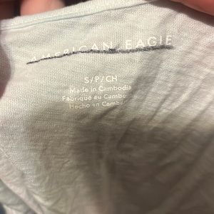 american eagle, size S , light wash teal